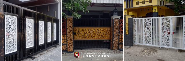 Model Pagar Minimalis 2022, pagar rumah kediri, jasa pasang pagar, pagar murah kediri