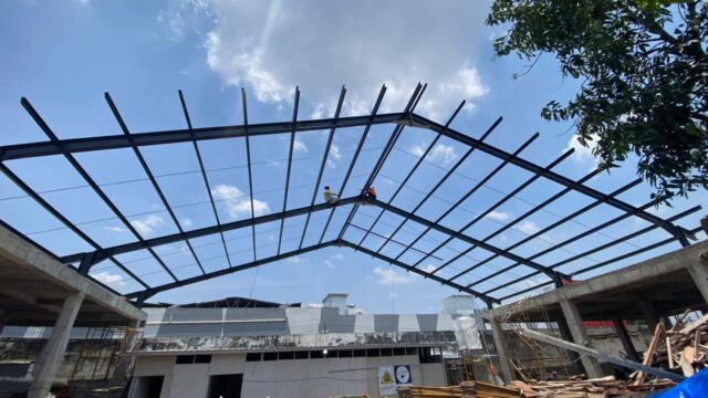 konstruksi baja, Konstruksi Baja WF, PEKERJAAN konstruksi baja, Contoh konstruksi baja, Apa saja kelebihan konstruksi baja pada pembangunan gedung