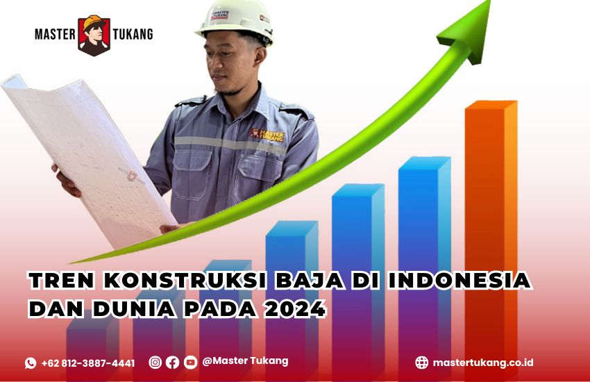 Tren konstruksi baja 2024, Inovasi baja terbaru, Konstruksi baja di Indonesia, Teknologi baja modern, Masa depan industri baja,