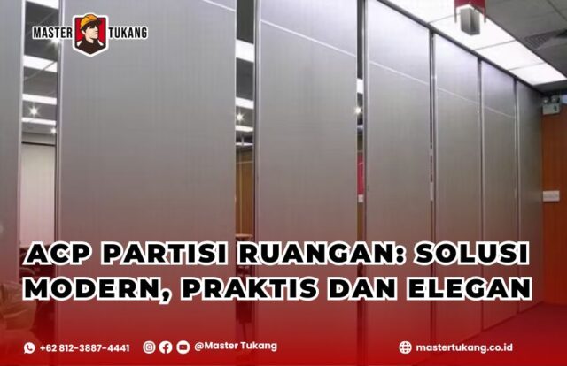 ACP partisi, Partisi minimalis, Partisi ruangan modern, Partisi bahan ACP