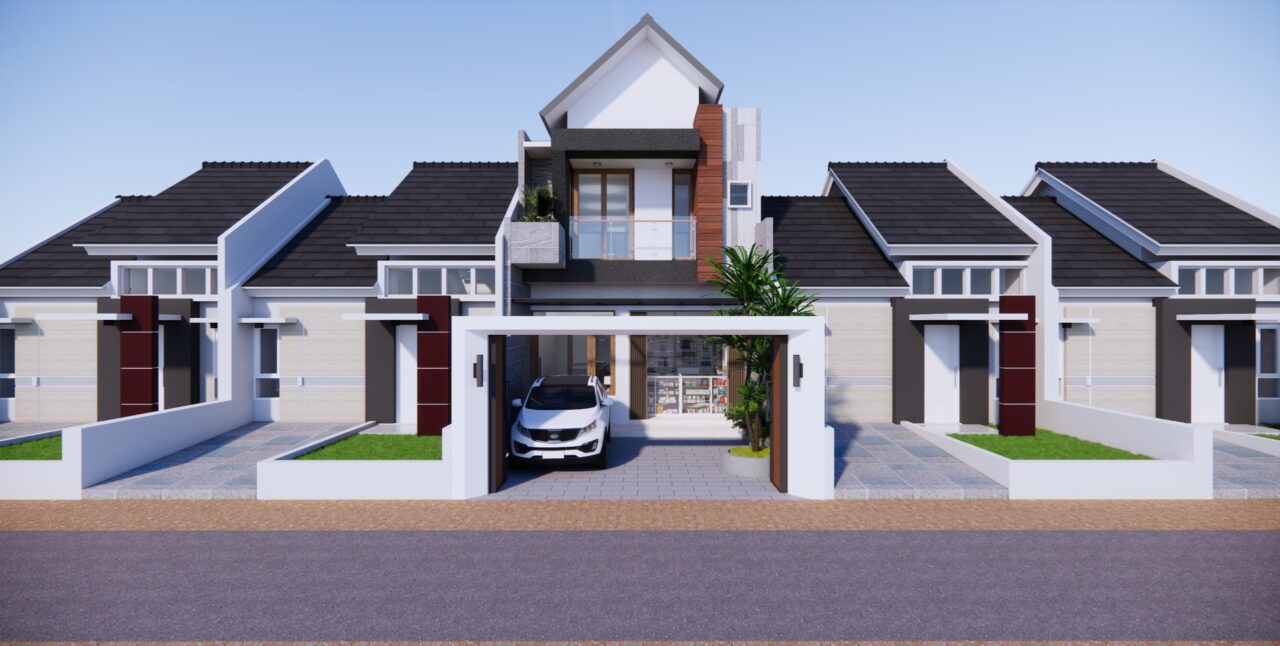 fasad rumah, desain fasad rumah, arsitektur fasad