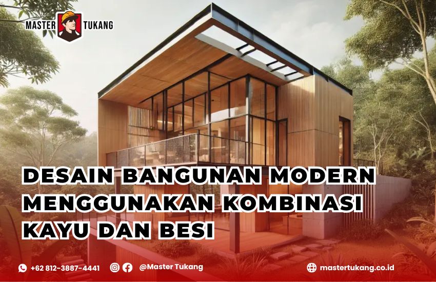 Desain bangunan modern bahan kayu, desain bangunan modern bahan besi