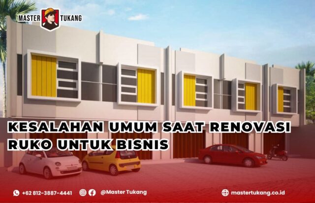 renovasi ruko, toko ruko