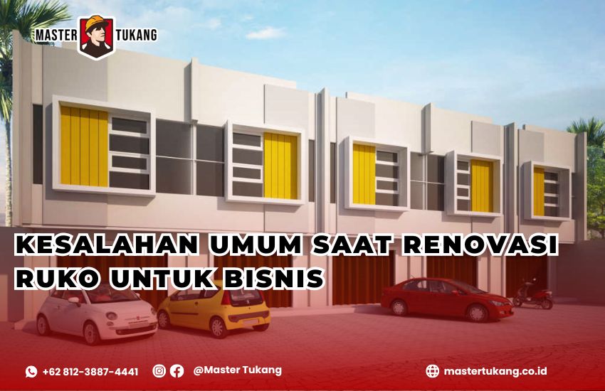 renovasi ruko, toko ruko