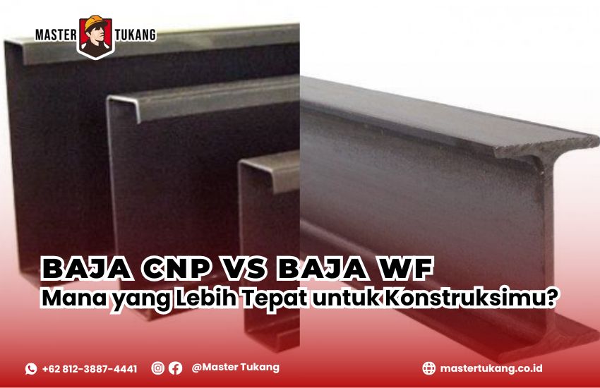 Jenis jenis baja dalam konstruksi, apa itu baja wf, apa itu baja cnp