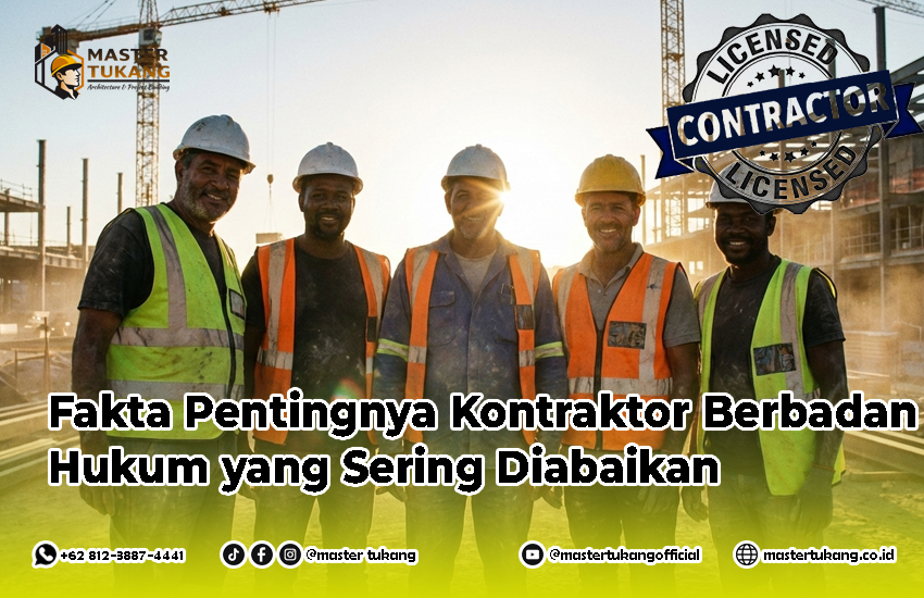 Apa bedanya kontraktor dan pemborong? Kontraktor termasuk jenis usaha apa? kenapa kontraktor perlu berbadan hukum?