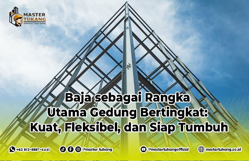 rangka baja gedung bertingkat, konstruksi baja, Kenapa baja digunakan dalam konstruksi bangunan?