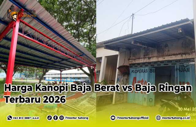 harga kanopi baja ringan, harga kanopi baja berat, harga kanopi terbaru