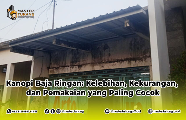 Kanopi Baja ringan, Harga kanopi baja ringan