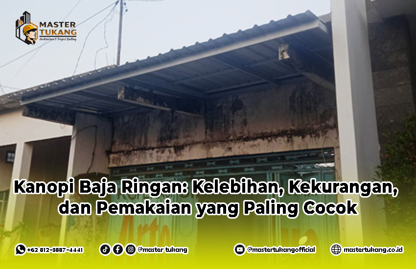Kanopi Baja ringan, Harga kanopi baja ringan