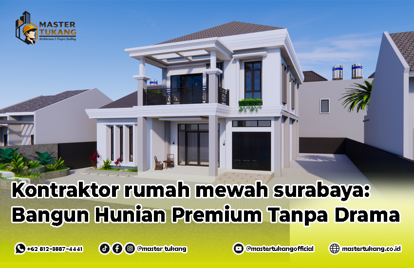 Kontraktor rumah mewah, kontraktor rumah mewah surabaya
