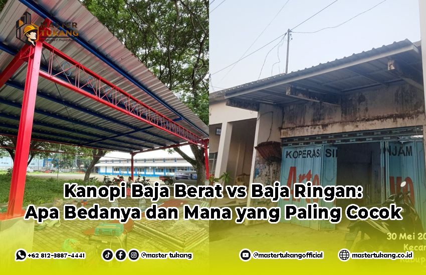 Kanopi Baja Berat, kanopi baja ringan, harga kanopi