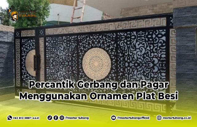 Laser cutting, jasa buat ornamen gerbang