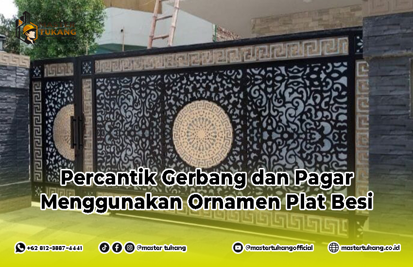 Laser cutting, jasa buat ornamen gerbang