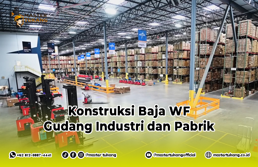 Bangun Gudang Industri atau Pabrik Menggunakan Baja WF