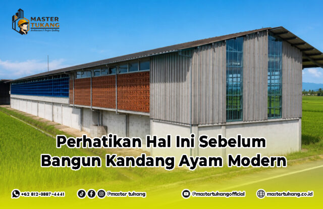 Bangun kandang ayam modern, kandang ayam close house, persiapan bangun kandang ayam
