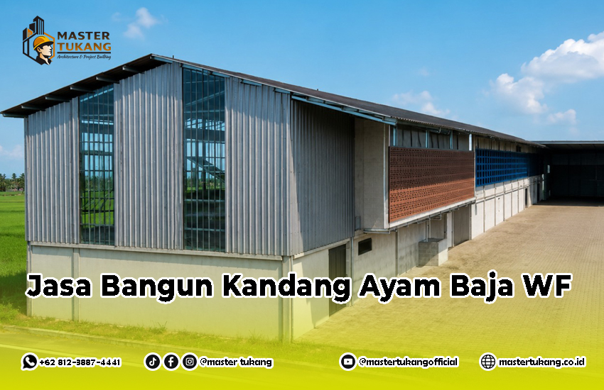 kandang ayam open house, jasa buat kandang ayam